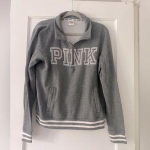 Y2K PINK quarter zip
